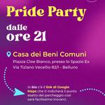 Belluno Pride Party 2026 - Gli Infiniti Colori delle Dolomiti