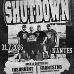 SHUTDOWN, INSURGENT, FRONTSTAB - COLD CRASH, NANTES