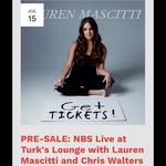 NBS Live at Turk's Lounge with Lauren Mascitti and Chris Walters