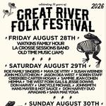 GREAT RIVER FOLK FESTIVAL weekend 2026