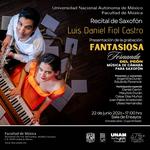CONCIERTO DE SAXOFÓN Y PRESENTACION DE FANTASIOSA 