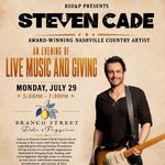 BSD&P Presents Steven Cade Concert Benefitting Giving Guitars