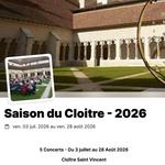 La saison du Cloître – Chalon sur Saône