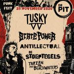 De Pit Punk Fest w/ Tusky, State Power, Antillectual, De Stoeptegels, Tarzan & Beachwaiter