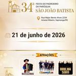 Festa do Padroeiro da Paroquia São João Batista - Amaral Ribeiro - Sapiranga/RS