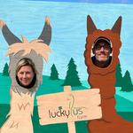 Llamas and Lyrics at LuckyUs Farm!