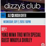 Yoko Miwa Trio with special guest Mikayla Shirley