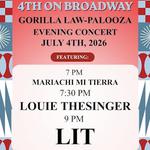 4th On Broadway: Gorilla Law-Palooza