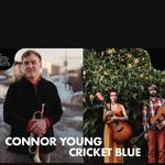 Connor Young with Cricket Blue at Foam Brewers