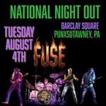 Alex Shumaker with FUSE at National Night Out