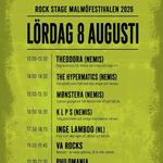 Rockstage, Malmöfestivalen 2026