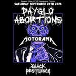 Dayglo Abortions, Motorama, Black Pestilence, Sick Ritual & Soggy Moccasins