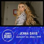 Grand Ole Opry Debut: 7:00PM Show