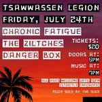 Chronic Fatigue + The Ziltches + Danger Box at The Tsawwassen Legion