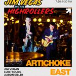 Jim Vegas & The Highrollers at Artichoke East 