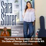 Sara Storer with Special Guest Gretta Ziller