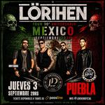 LÖRIHEN vuelve a PUEBLA - MEXICO - JUEVES 3/9 20hs