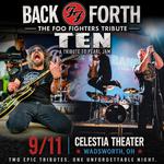 Back & Forth debuts at Celestia Theater with TEN - A Tribute to Pearl Jam! 🎸🔥