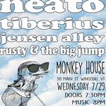 Tiberius, Neato, Jensen Alley, Rusty & The Big Jump @ MONKEY HOUSE