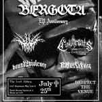 * MOVED TO CARLSBAD  BECAUSE LOST ABBEY WACK * BERGOTA’S ANNIVERSARY BLUD