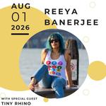 Reeya Banerjee with Tiny Rhino