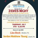 Zekes Night hosted by Bandera Songwriter Festival