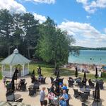 The Osthoff Resort Lake Deck