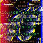 Comfort Object, Goat Farm, Bile Study, and Septum Theory LIVE. at the Bug Jar