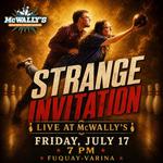 STRANGE INVITATION Live at McWally's!