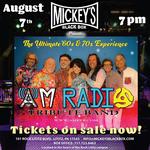 AM RADIO TRIBUTE BAND  MAKING THEIR DEBUT AT MICKEY'S BLACK BOX!