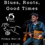 Blues, Roots, Country Folk: Cigar Box Scott at Five Vines Winery, Wapakoneta, OH