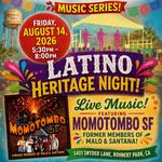 Rohnert Park Latino Heritage Night with Momotombo-SF w/Former Members of Malo & Santana!