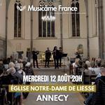 Concert à Annecy : Ravel, Debussy, Vivaldi, Cantemir, Mozart, Bach, Doppler, Piazzolla
