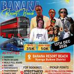 TRIP TO BANANA RESORT BEACH BUIKWE, IT'S A BEACH PARTY ⛱️🏖️