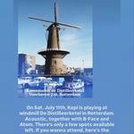 Kepi and friends play acoustic at a windmill in Rotterdam! SOLD OUT!