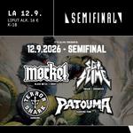 Mørket, Sgt. Slime, Terror Shark, Patouma @ Semifinal, Helsinki, 12.09.2026