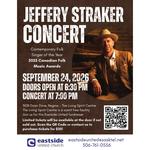 Jeffery Straker in Concert, Eastside United Regina SK