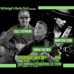 McGonigel's Mucky Duck presents Sarah Golden, Cole Stephens, and Winston Cook 