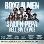  Boyz II Men’s Australian & New Zealand tour with Salt-N-Pepa and Bell Biv DeVoe
