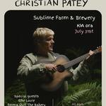 Christian Patey at Sublime Farm & Brewery, Kia Ora