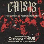CRISIS presentación del EP: "EX MEMORIÆ"
