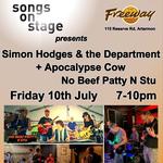 Apocalypse Cow + No Beef Patty N Stu  + Simon Hodges and The Department