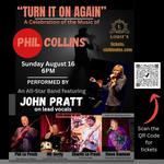Phil Collins' Tribute "Turn It On Again" returns to Club Louie's