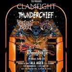 Clamfight, Thunder Chief, Precious Blood & The Crooked Skulls, Heavy riffs hit Dingbatz