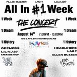All in 1 week the concert