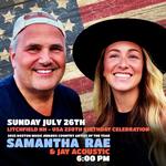 Litchfield NH 250 Celebration - Samantha Rae & Jay Acoustic