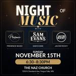 A Night of Music with Presence Music, Sam Evans, & Jacob Rocky