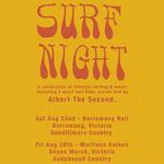 SURF NIGHT - 3 short surf films scored live by ALBERT THE SECOND - Narrawong Hall