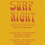 SURF NIGHT - 3 short surf films scored live by ALBERT THE SECOND - Martians Saloon