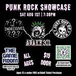 PUNK ROCK SHOWCASE @ The Game Room-Sonora 